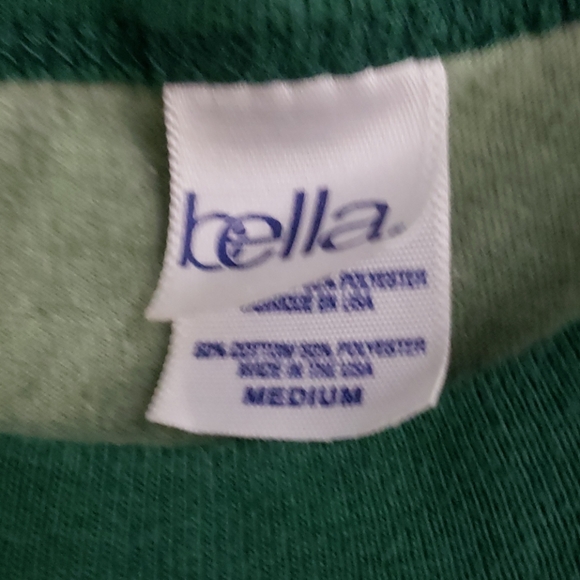 Julian Zip Code 2 tone green short sleeve tee - Picture 3 of 3